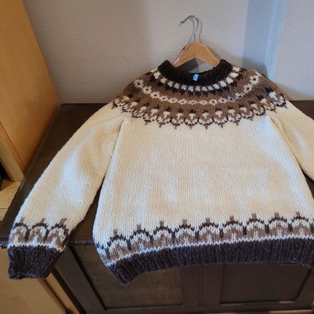 Handknit, Icelandic Sweater